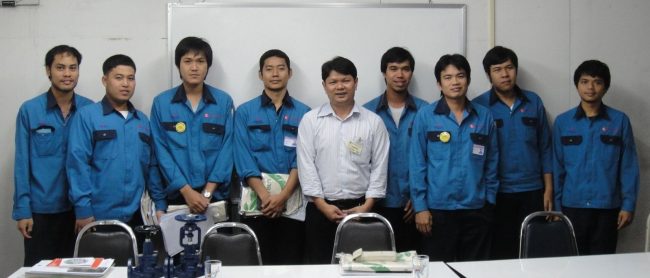 สัมมนา และอบรมสินค้าให้กับลูกค้า บริษัท เค ซี มหานคร จำกัด