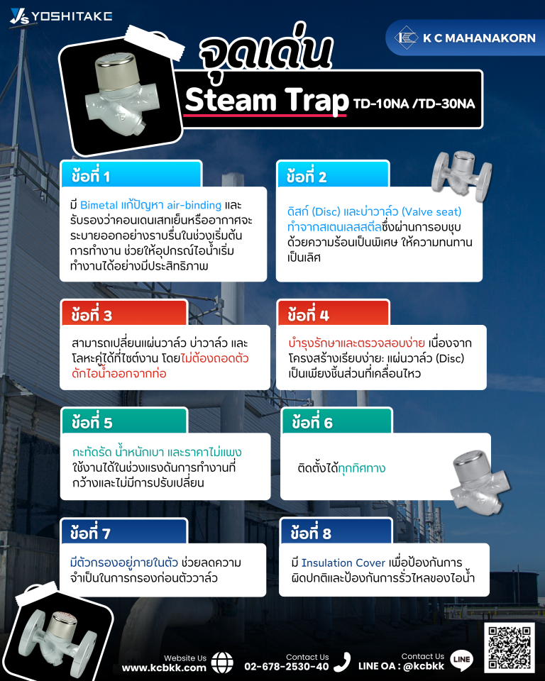 Steam Trap TD-10NA TD-30NA