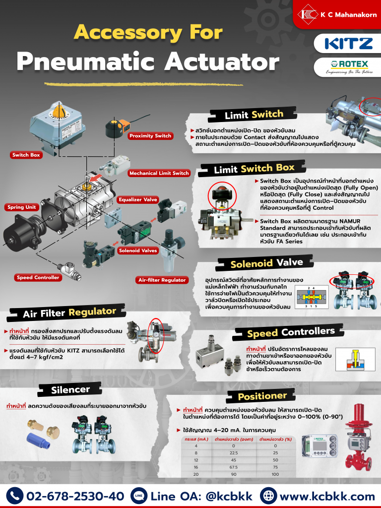 Accessory For Pneumatic Actuator