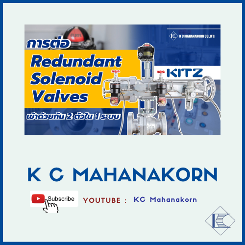 การต่อ Redundant Solenoid Valves เข้าด้วยกัน 2 ตัวใน 1 ระบบ