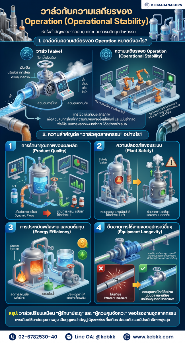 วาล์วกับความเสถียรของ Operation